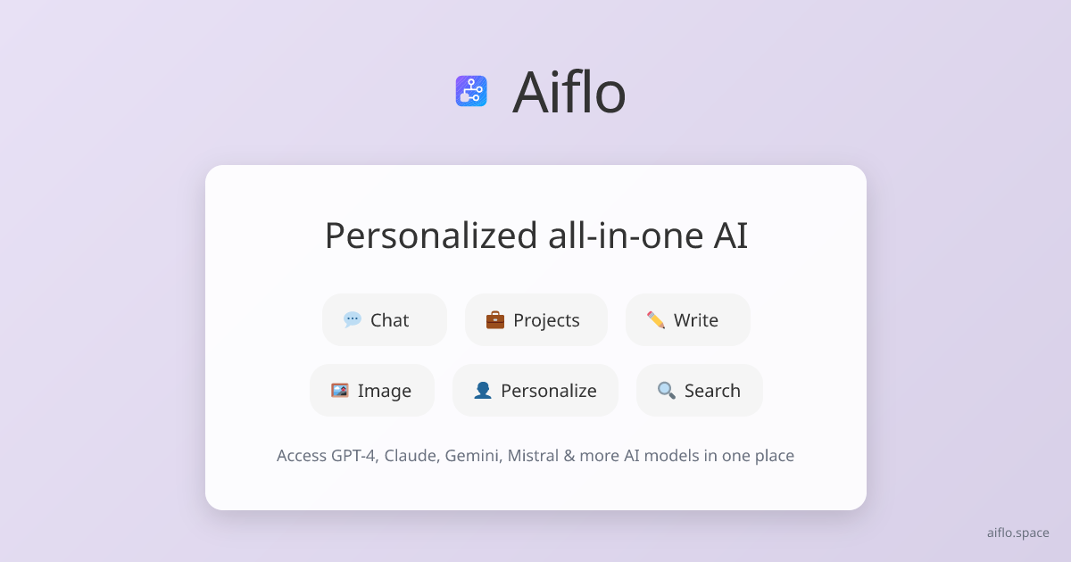Aiflo preview